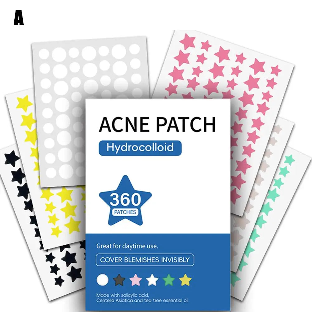 360Pcs Colorful Invisible Pimple Anti-Acne