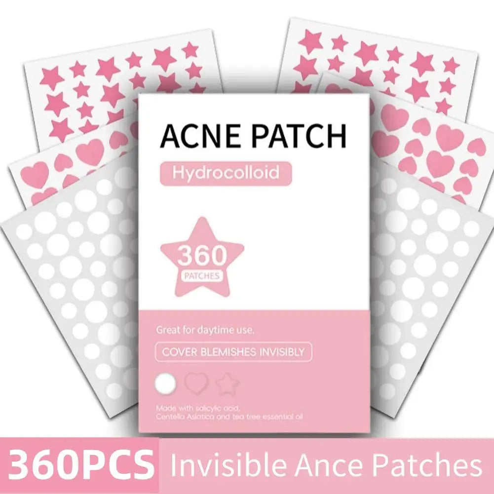 360Pcs Colorful Invisible Pimple Anti-Acne