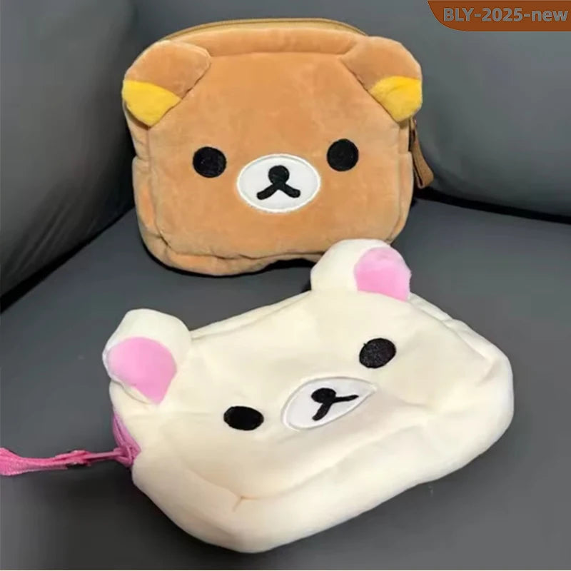 New Rilakkuma Cute Makeup Organizer Bag