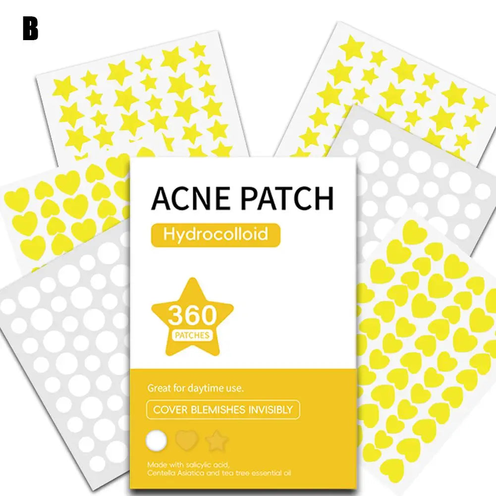360Pcs Colorful Invisible Pimple Anti-Acne